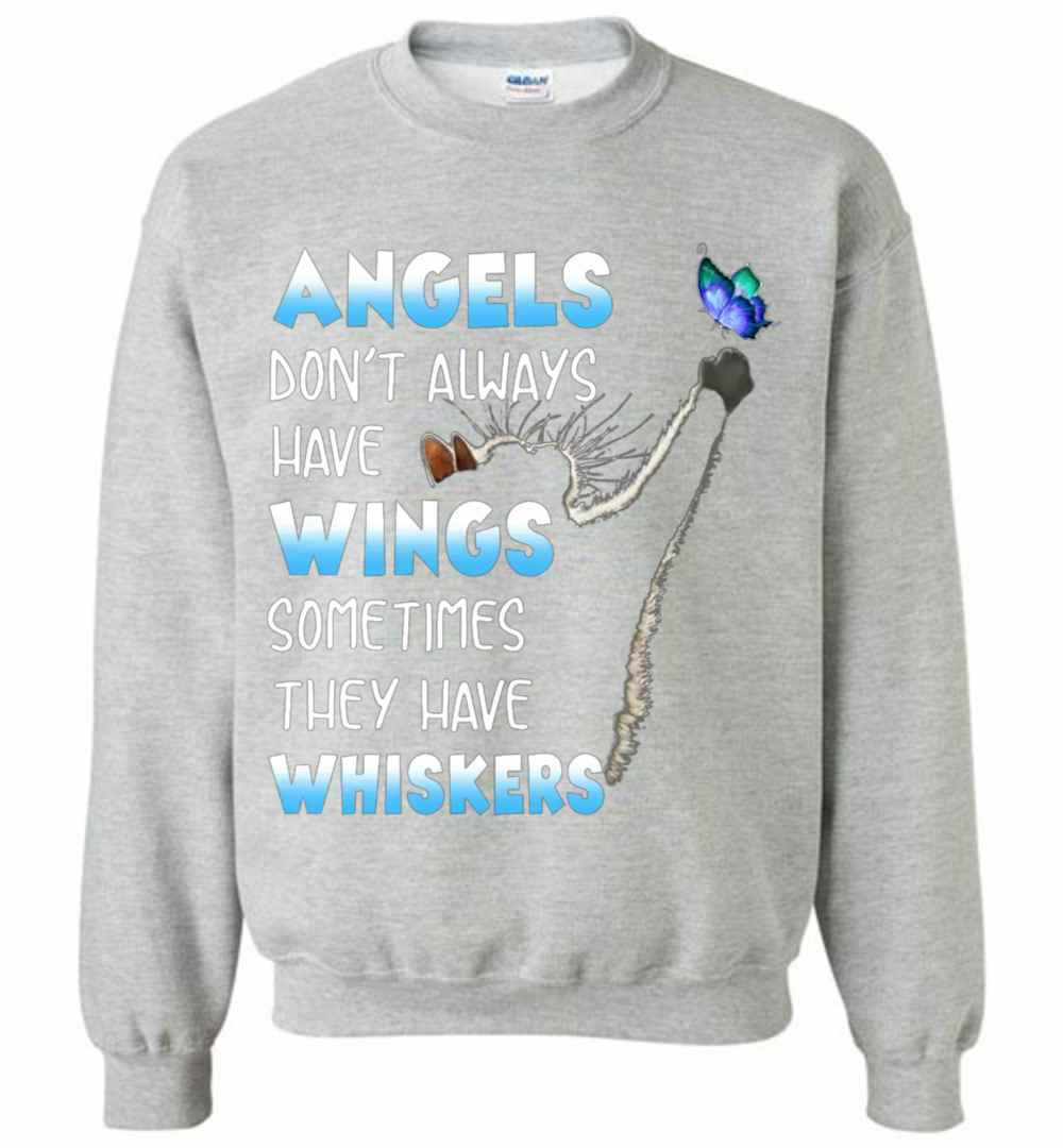 Inktee Store - Angels Don'T Always Have Wings Sometimes Sweatshirt Image