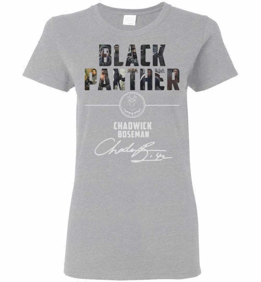 Inktee Store - Black Panther Chadwick Boseman Women'S T-Shirt Image