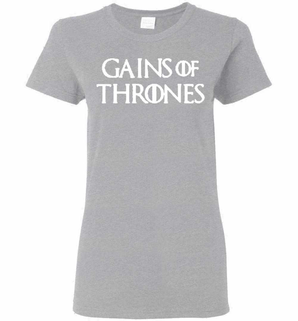 Inktee Store - Gains Of Thrones Women'S T-Shirt Image