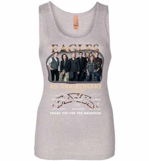 Inktee Store - 48Th Anniversary Eagles 1971-2019 Womens Jersey Tank Top Image