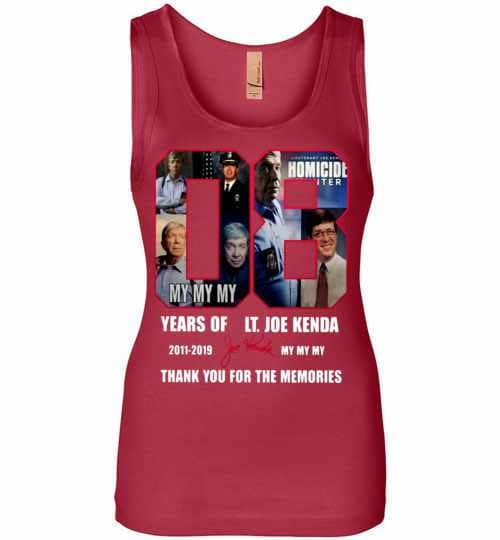 Inktee Store - 08Th Years Of Homicide Hunter Lt. Joe Kenda Womens Jersey Tank Top Image