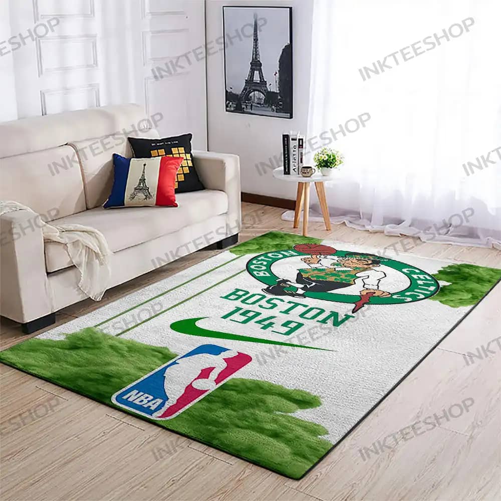 Home Decor Boston Celtics Bedroom Rug