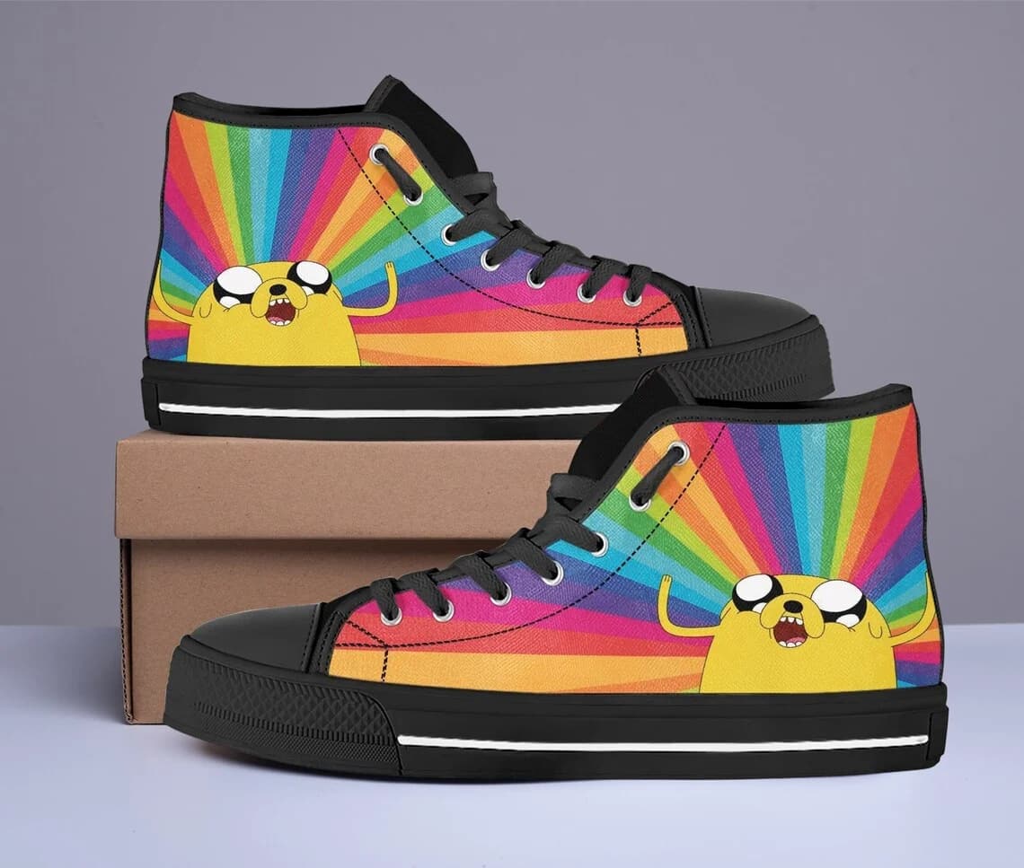 Adventure Time Style 1 Amazon Custom High Top Shoes
