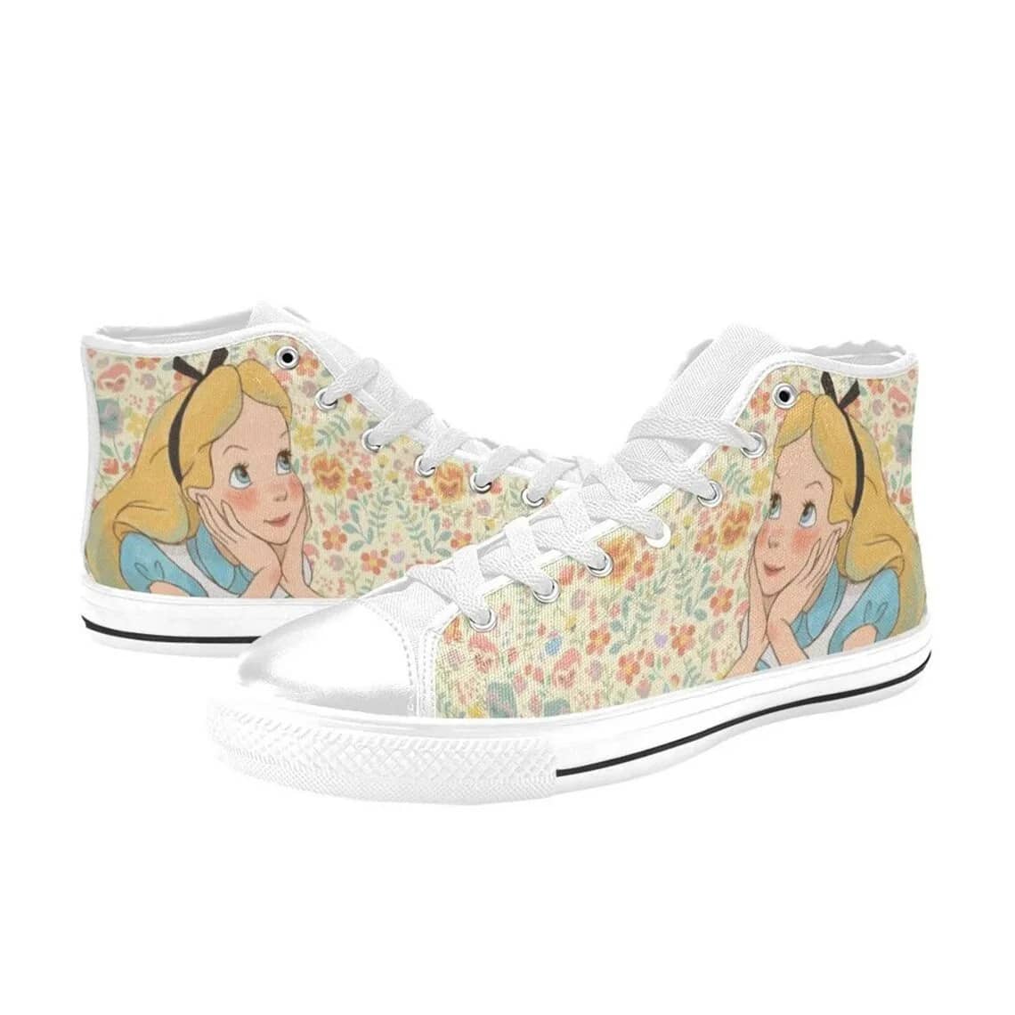 Alice In Wonderland Style 1 Amazon Custom High Top Shoes