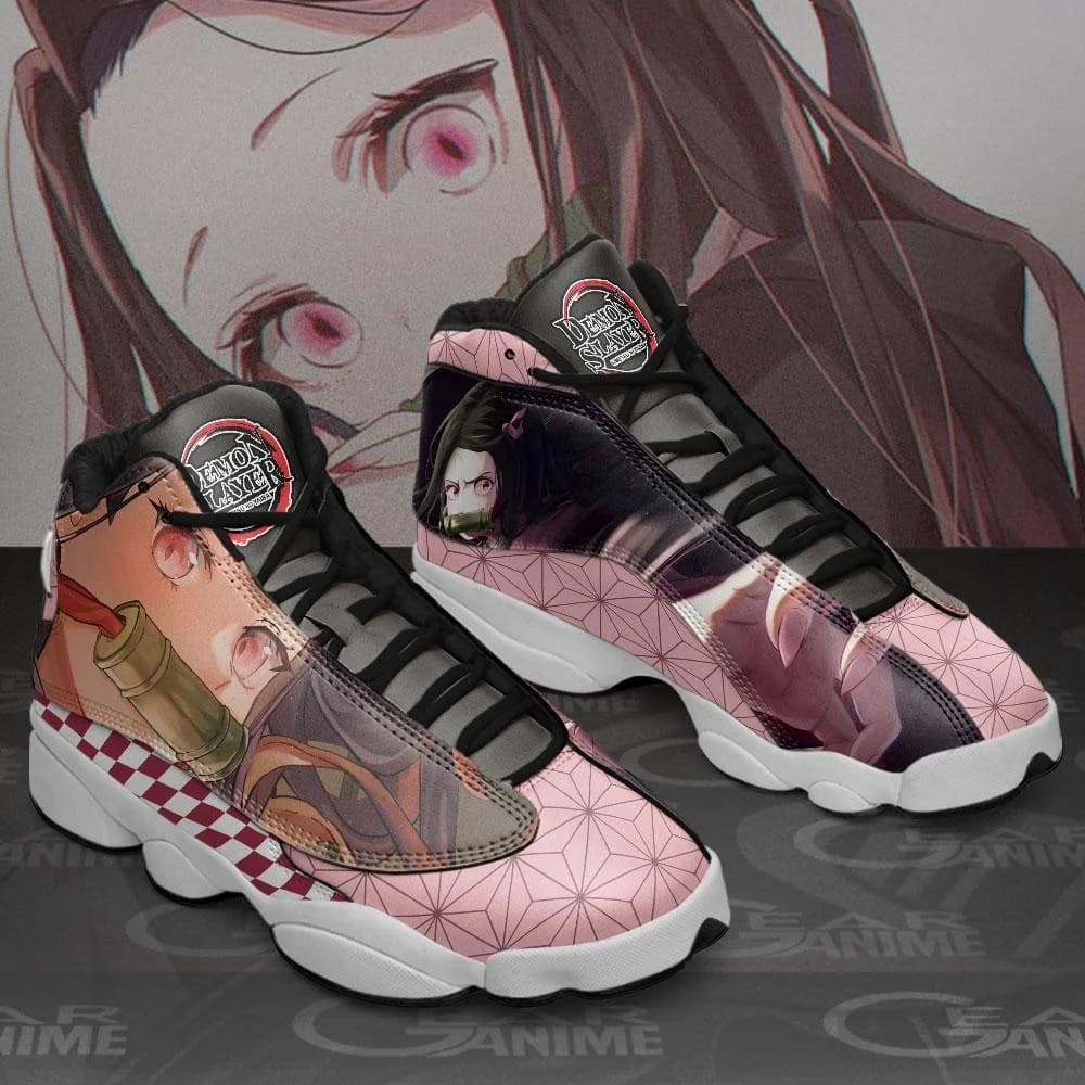 Nezuko Demon Slayer Custom Anime Air Jordan Shoes