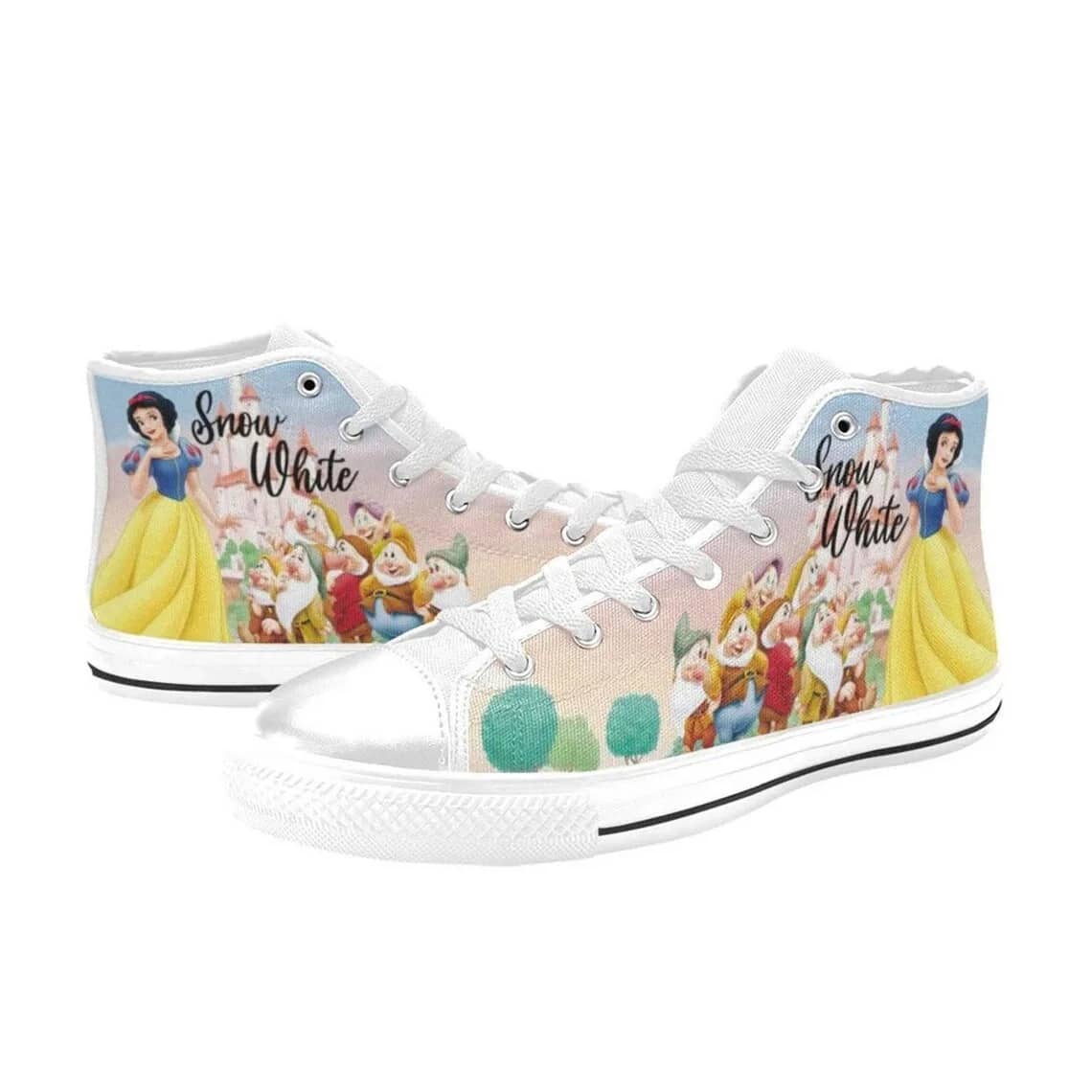 Snow Style 2 Amazon Custom Disney High Top Shoes