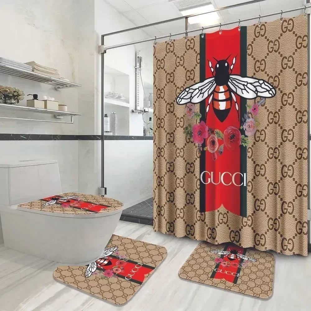 Gucci Bee Flower Luxury Bathroom Sets