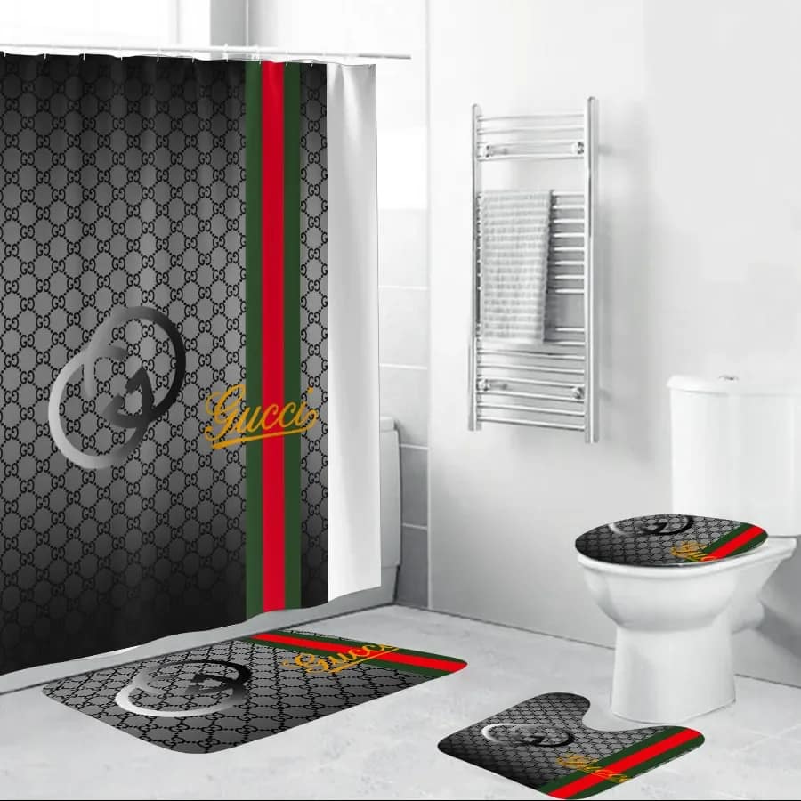 Gucci Premium Logo Luxury Brand Bathroom Sets - Inktee Store