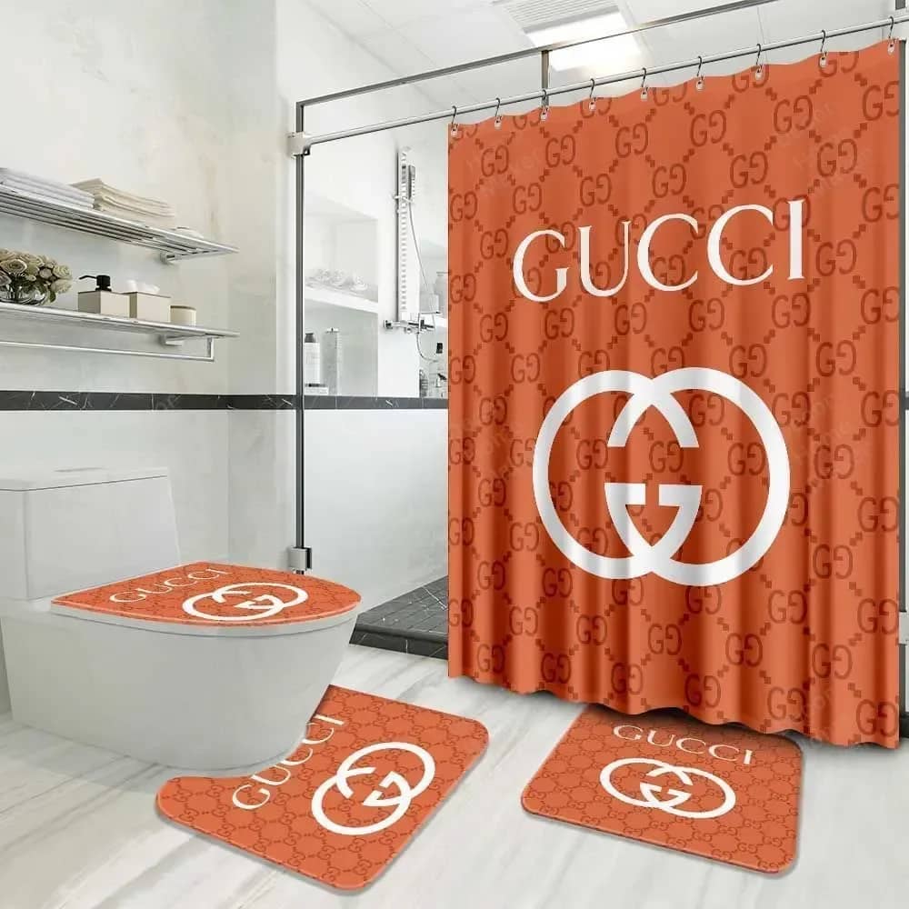 Gucci Orange Limited Luxury Brand Bathroom Sets