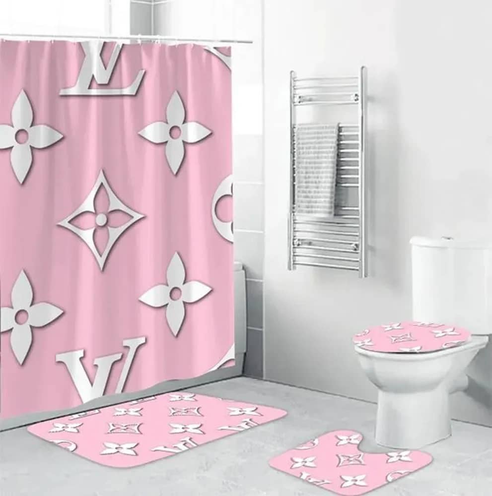 Louis Vuitton Pinky Luxury Brand Premium Bathroom Sets