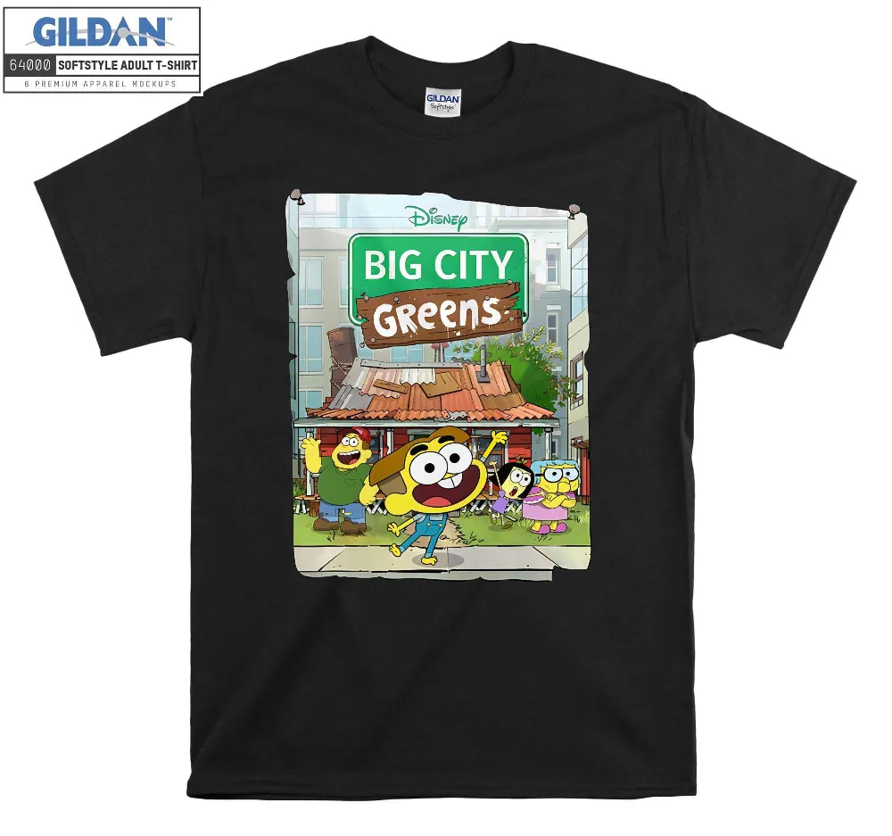 Inktee Store - Disney Big City Greens Poster Cricket Family T-Shirt Image