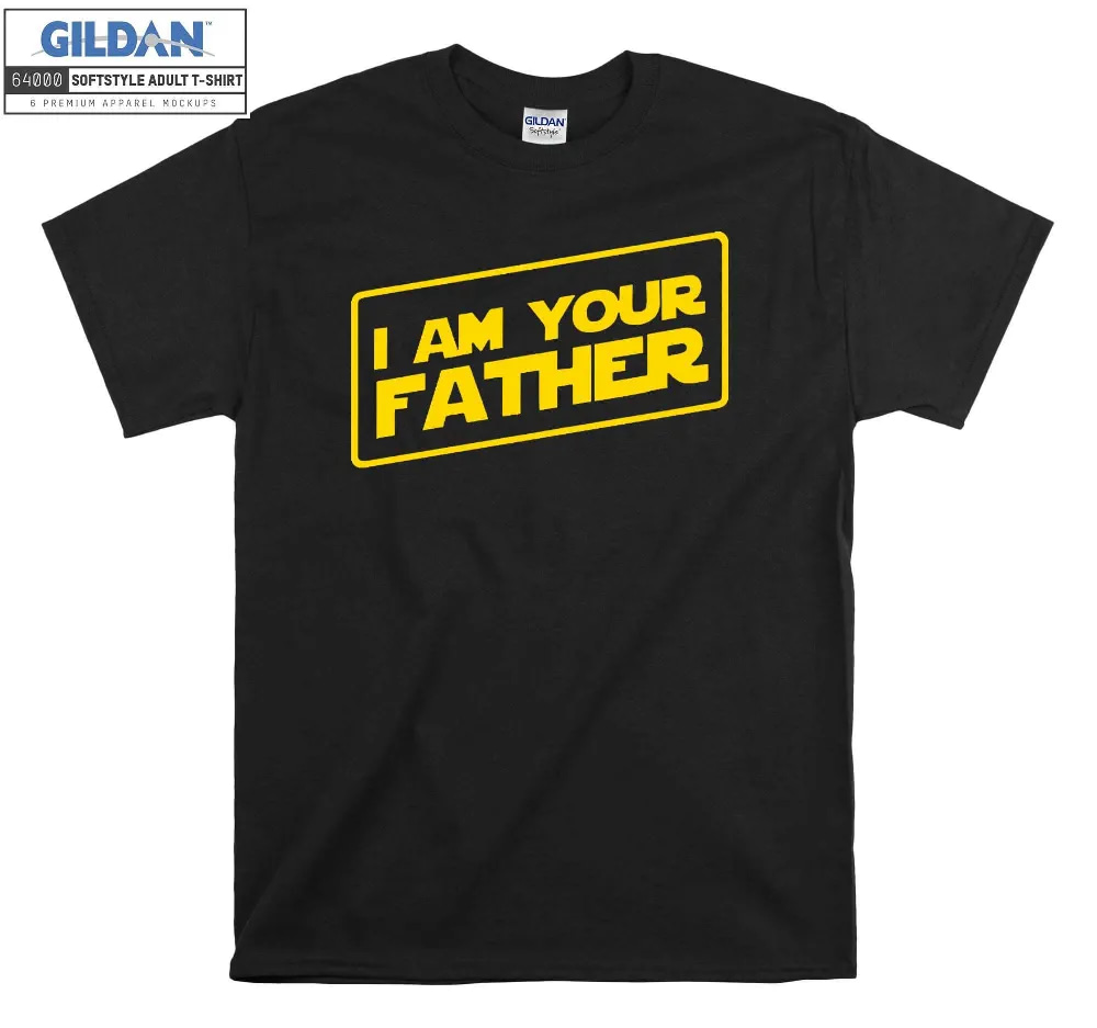 Inktee Store - I Am Your Father Dad Funny Slogan Painting T-Shirt Image