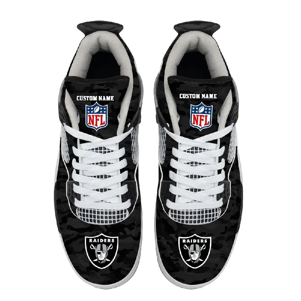 Las Vegas Raiders Air Jordan 13 Shoes - Inktee Store