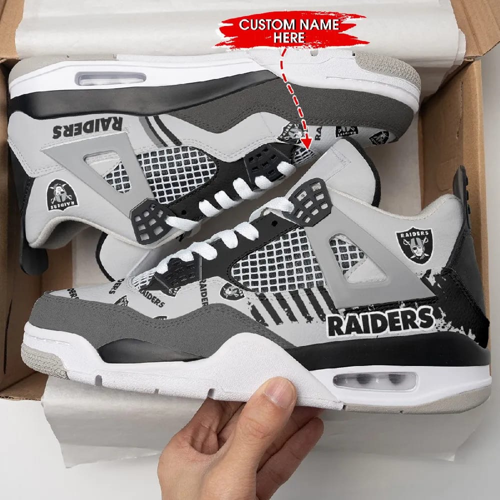 Personalized Las Vegas Raiders Custom No218 Air Jordan 13 Shoes - Inktee  Store
