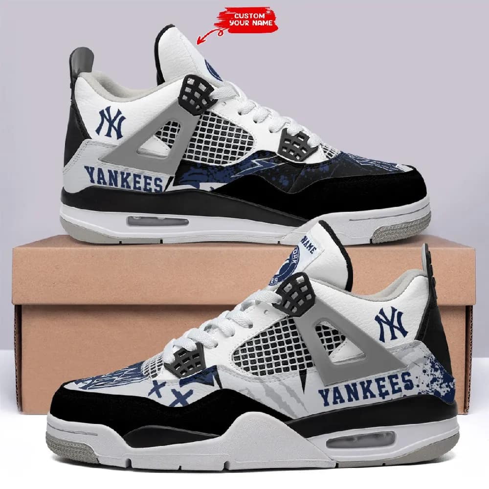 New York Yankees Jordan's  Sneakers, Custom jordans, New york yankees
