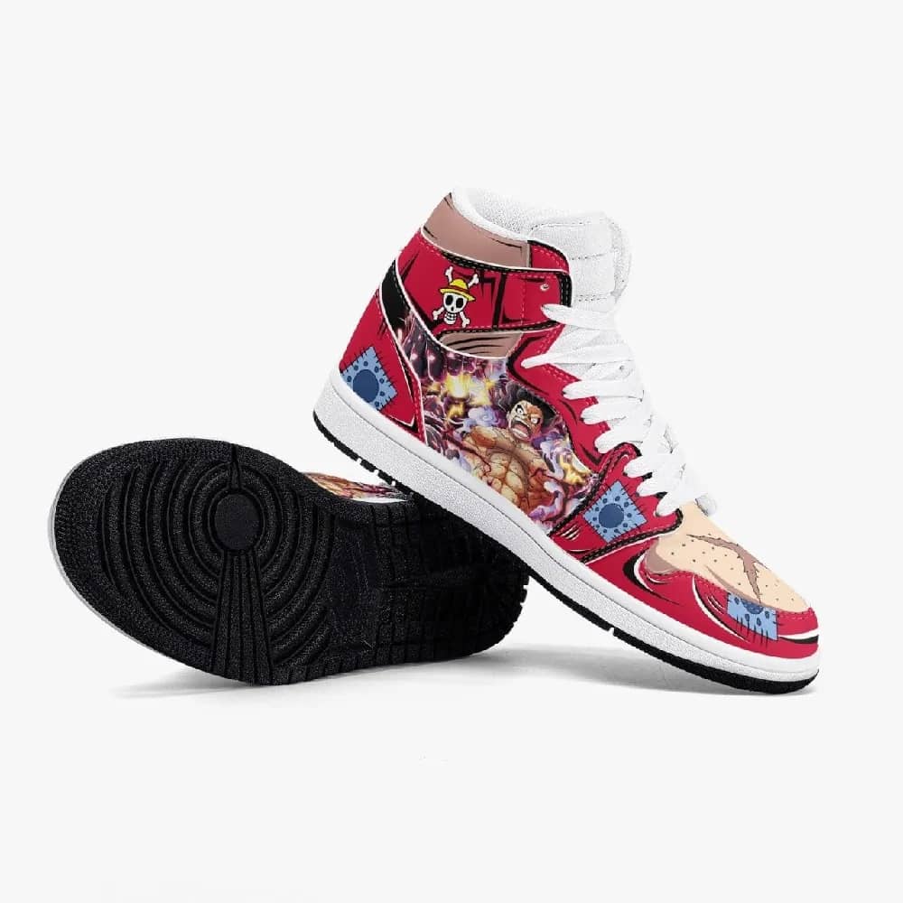 Inktee Store - One Piece Monkey D Luffy Armament Haki Custom Air Jordans Shoes Image