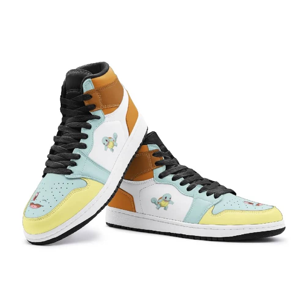 Inktee Store - Squirtle Pokemon Custom Air Jordans Shoes Image