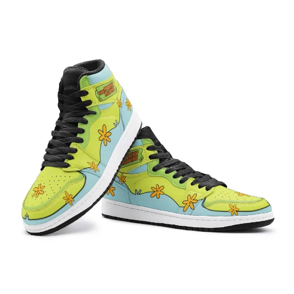 Inktee Store - The Mystery Machine Scooby Doo Custom Air Jordans Shoes Image