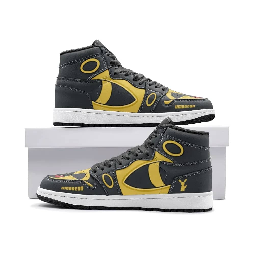 Inktee Store - Umbreon V2 Pokemon Custom Air Jordans Shoes Image