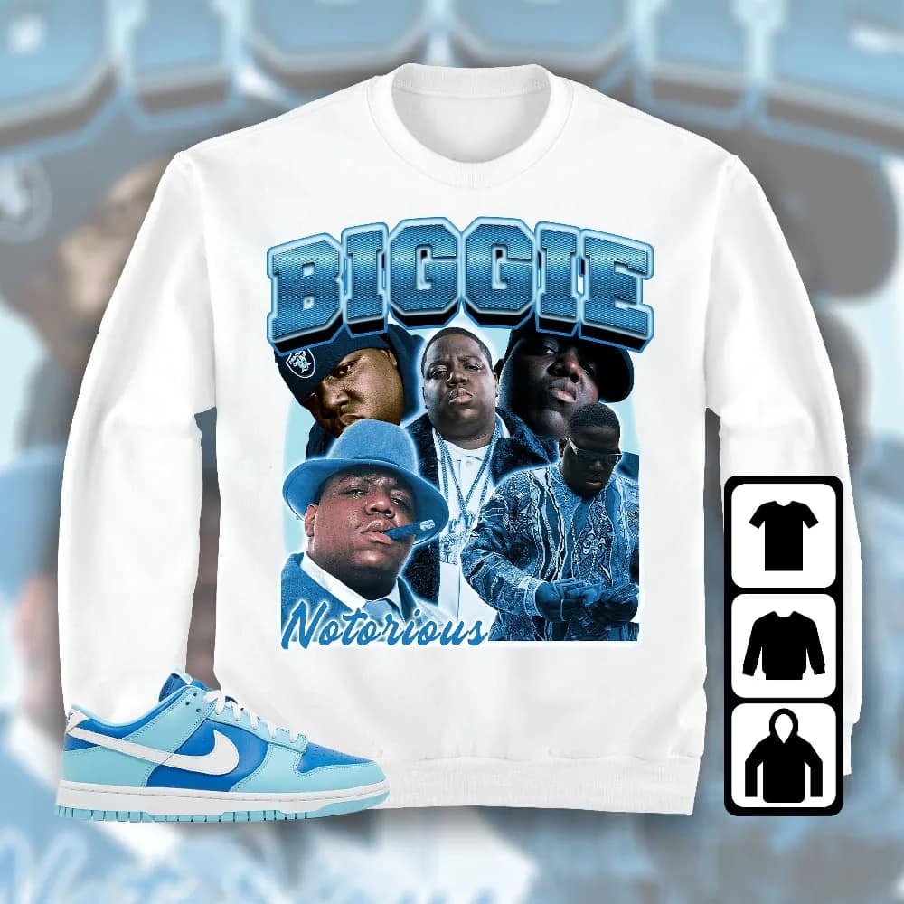 Inktee Store - Dunk Low Retro Argon Unisex T-Shirt - Notorious Big - Sneaker Match Tees Image