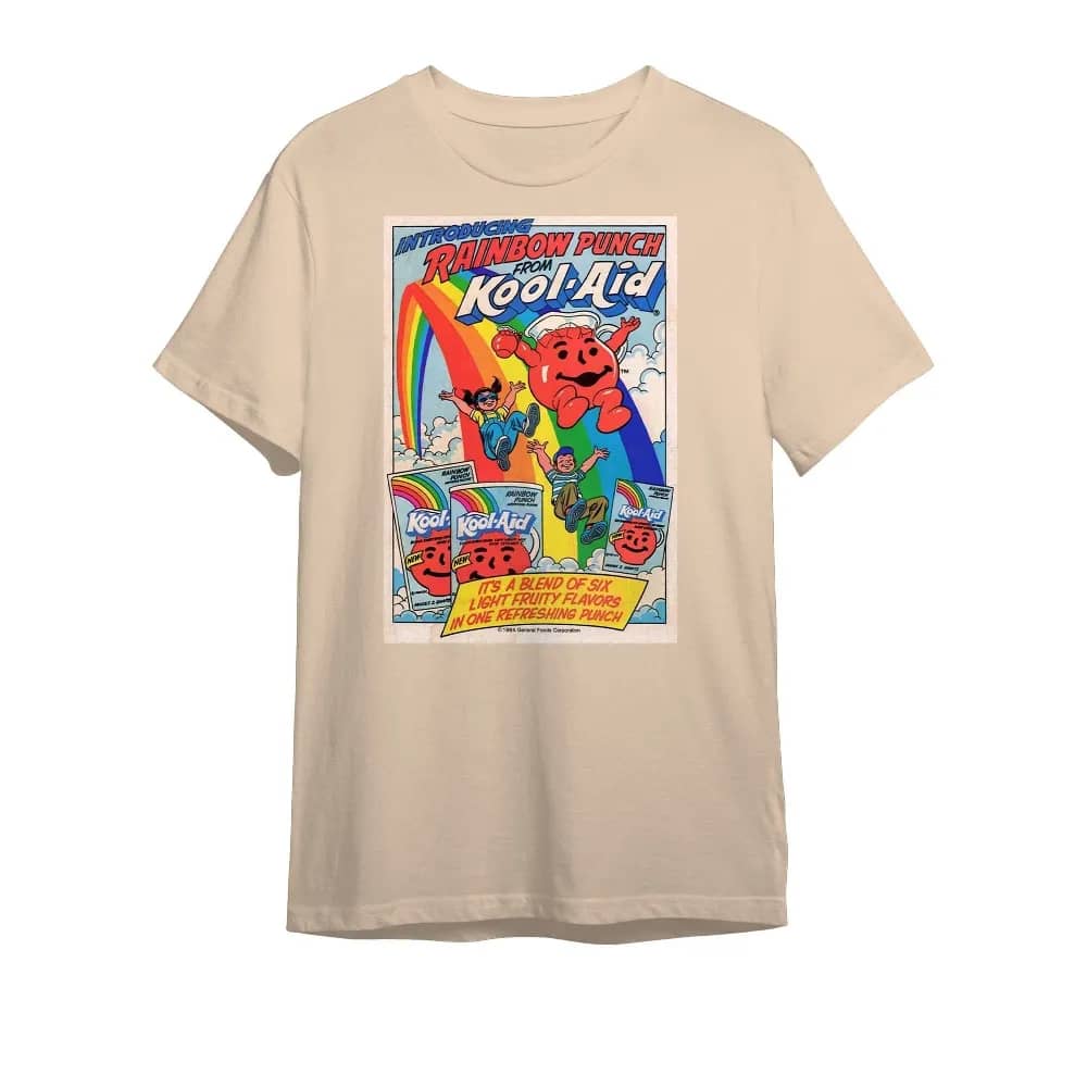 Inktee Store - Introducing Rainbow Punch Kool Aid Man 84 Unisex Retro Shirt Image