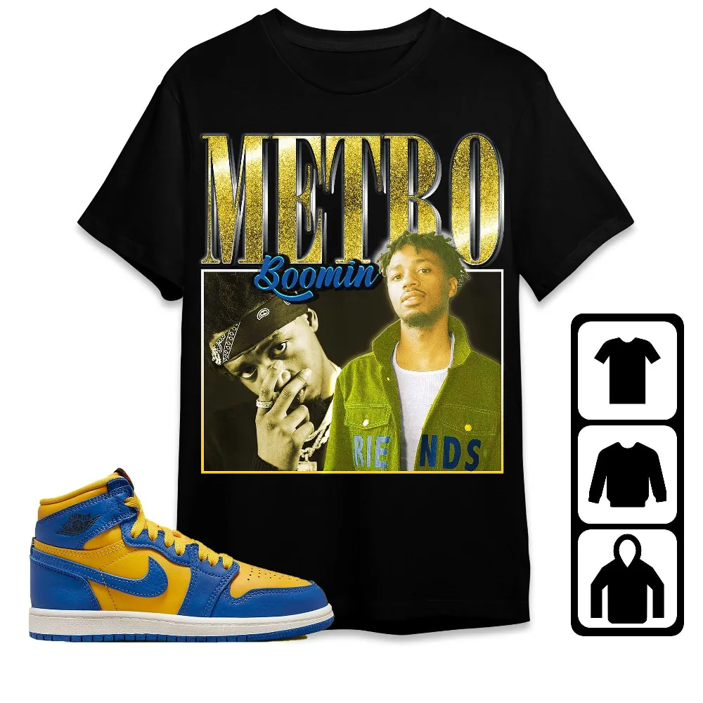 Inktee Store - Jordan 1 High Og Laney Unisex T-Shirt - Metro Boomin - Sneaker Match Tees Image