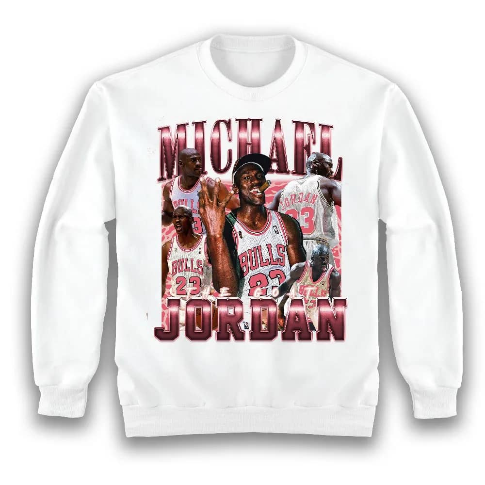 Inktee Store - Jordan 1 Mid Strawberries And Cream Unisex T-Shirt - The Goat Mj - Sneaker Match Tees Image
