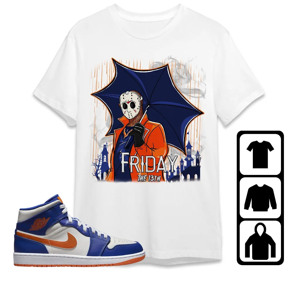 Inktee Store - Jordan 1 Mid Wheaties Knick Unisex T-Shirt - Friday Jason - Sneaker Match Tees Image