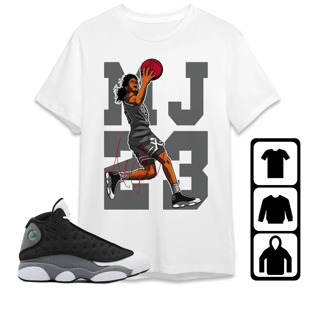 Inktee Store - Jordan 13 Black Flint Unisex T-Shirt - Best Goat Mj - Sneaker Match Tees Image