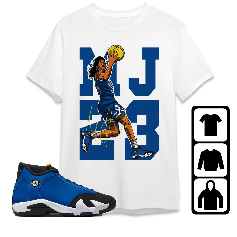 Inktee Store - Jordan 14 Laney Unisex T-Shirt - Best Goat Mj - Sneaker Match Tees Image