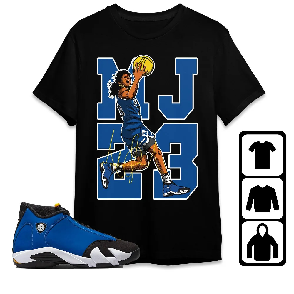 Inktee Store - Jordan 14 Laney Unisex T-Shirt - Best Goat Mj - Sneaker Match Tees Image