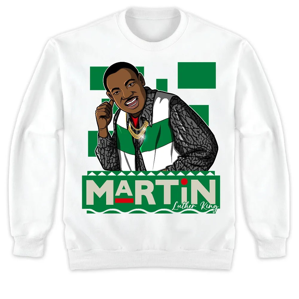 Inktee Store - Jordan 3 Lucky Green Unisex T-Shirt - Martin Luther King - Sneaker Match Tees Image