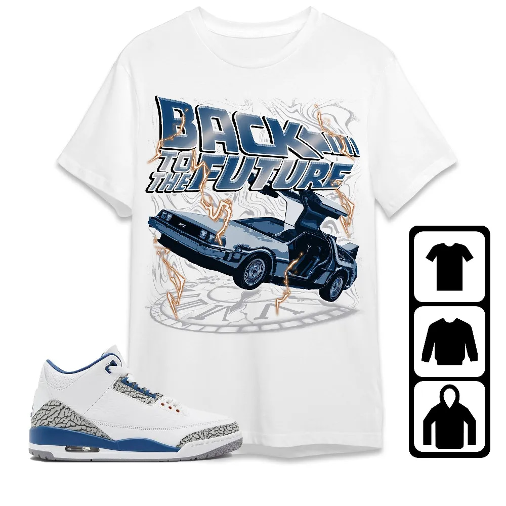 Inktee Store - Jordan 3 Wizards Unisex T-Shirt - Back In Time - Sneaker Match Tees Image