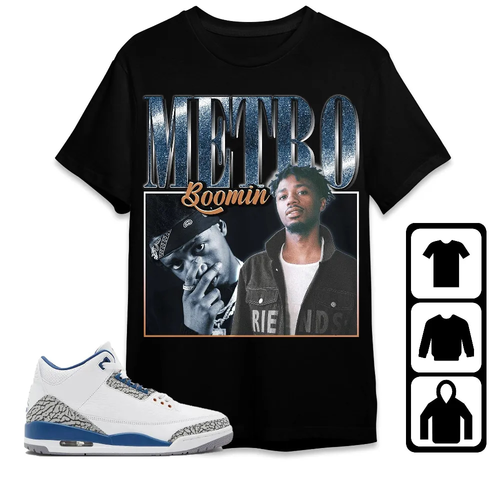 Inktee Store - Jordan 3 Wizards Unisex T-Shirt - Metro Boomin - Sneaker Match Tees Image