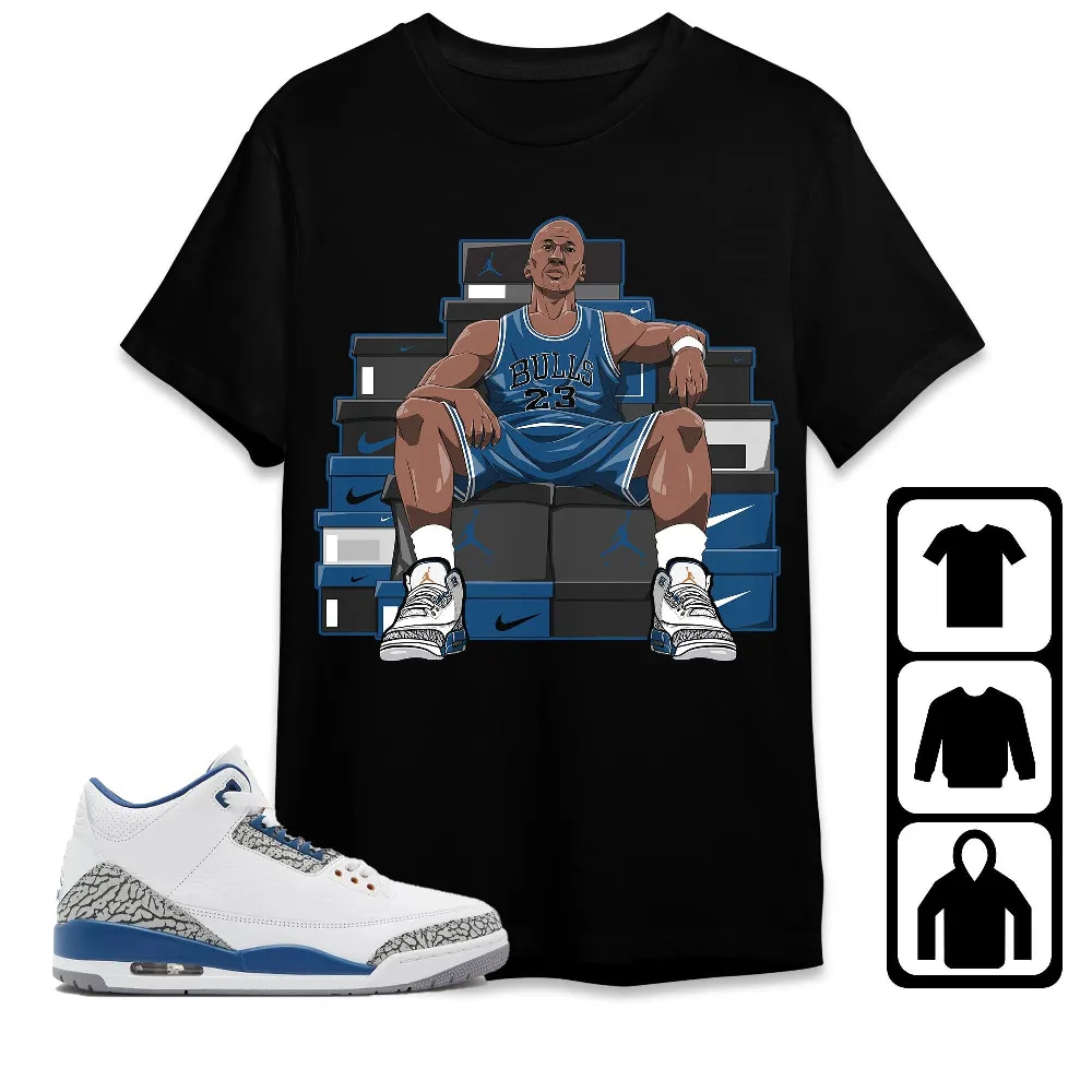 Inktee Store - Jordan 3 Wizards Unisex T-Shirt - Mj Sneaker - Sneaker Match Tees Image