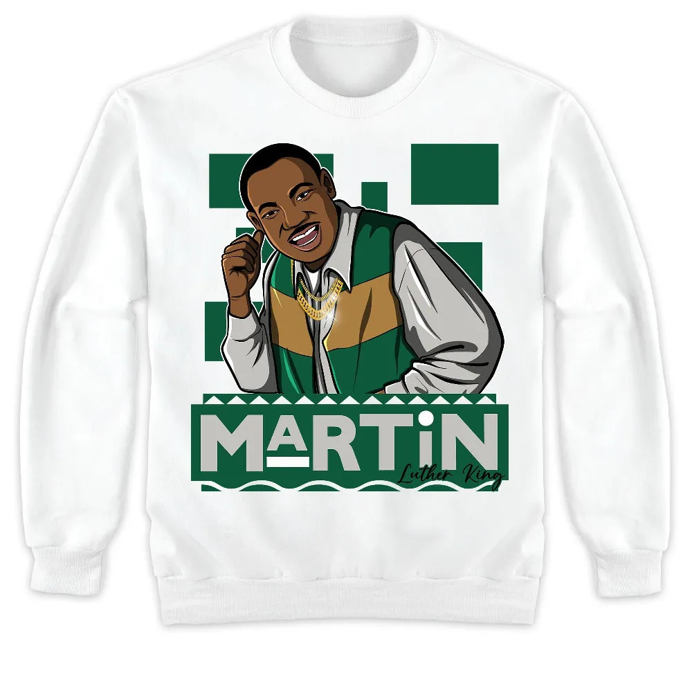 Inktee Store - Jordan 4 Sb Pine Green Unisex T-Shirt - Martin Luther King - Sneaker Match Tees Image
