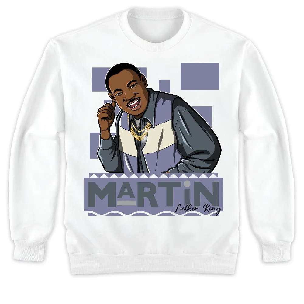 Inktee Store - Jordan 5 Low Indigo Haze Unisex T-Shirt - Martin Luther King - Sneaker Match Tees Image