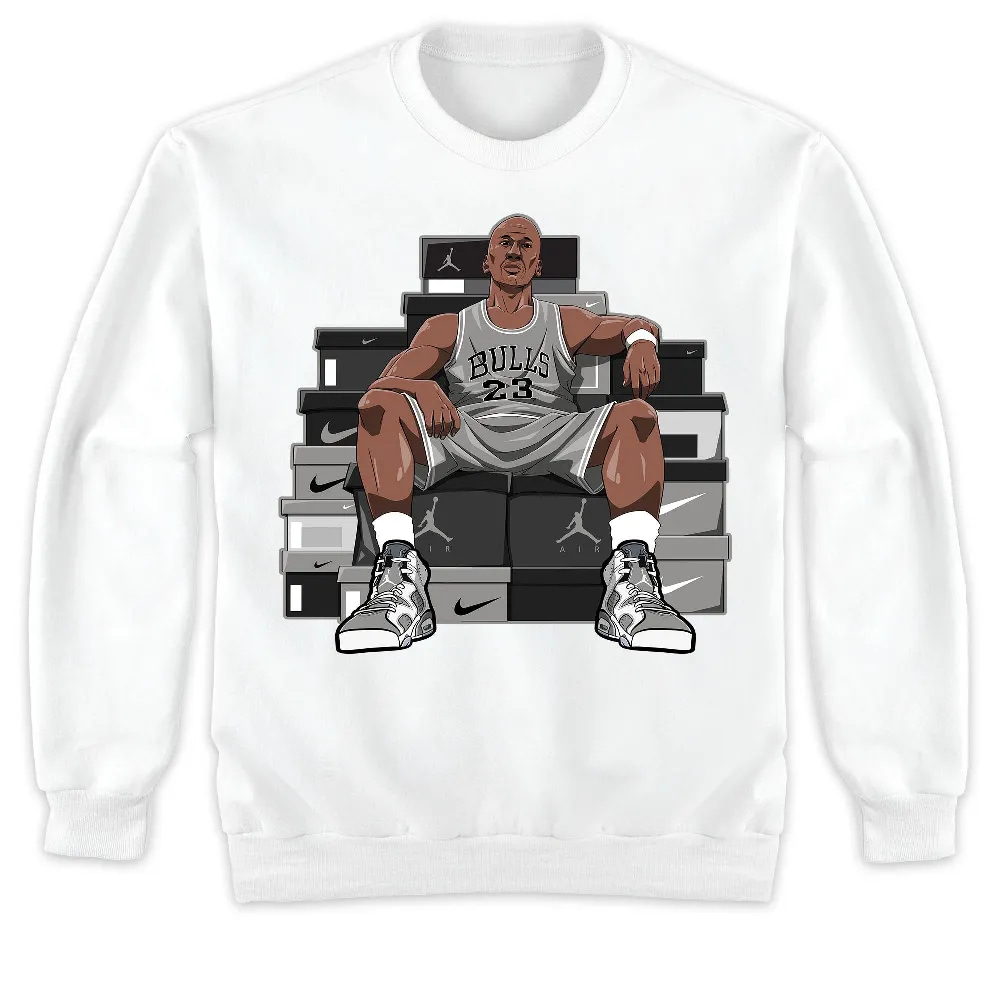 Inktee Store - Jordan 6 Cool Grey Unisex T-Shirt - Mj Sneaker - Sneaker Match Tees Image
