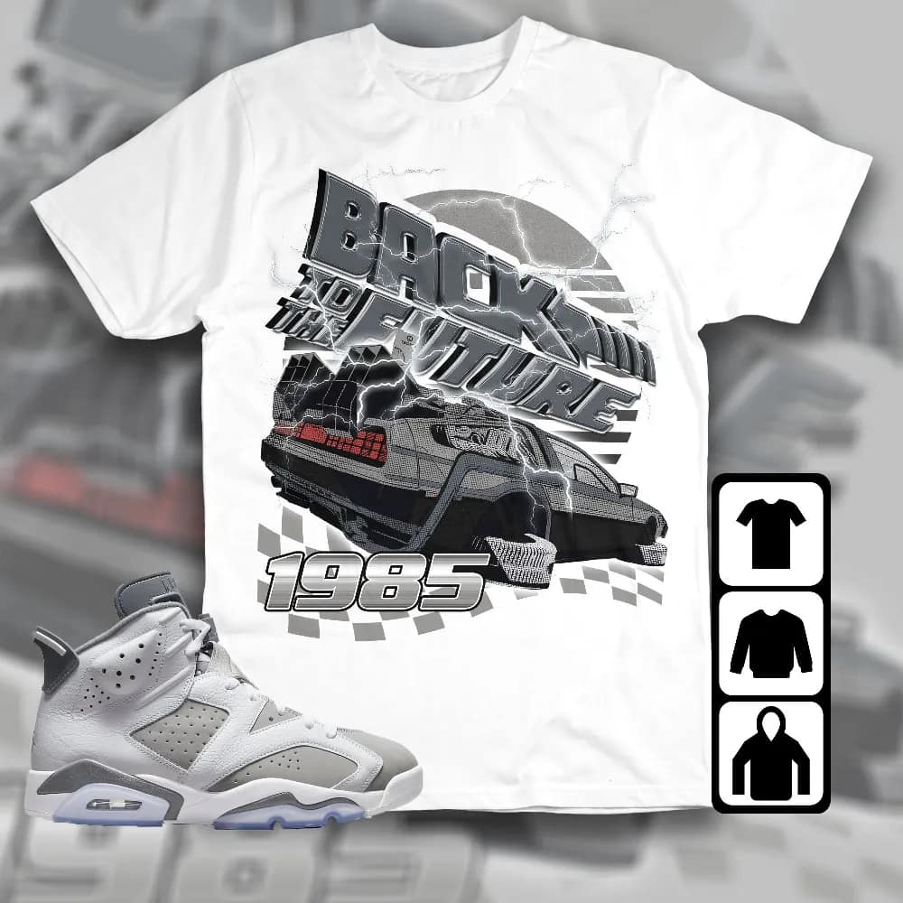 Inktee Store - Jordan 6 Cool Grey Unisex T-Shirt - The Future Car - Sneaker Match Tees Image