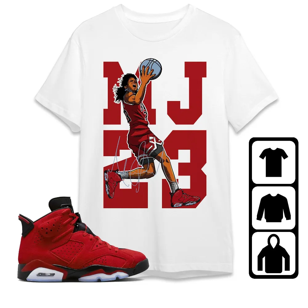 Inktee Store - Jordan 6 Toro Bravo Unisex T-Shirt - Best Goat Mj - Sneaker Match Tees Image