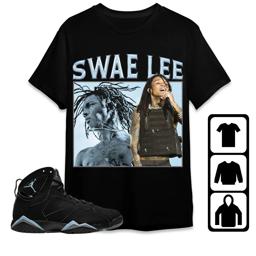 Inktee Store - Jordan 7 Chambray Unisex T-Shirt - Swae Lee - Sneaker Match Tees Image