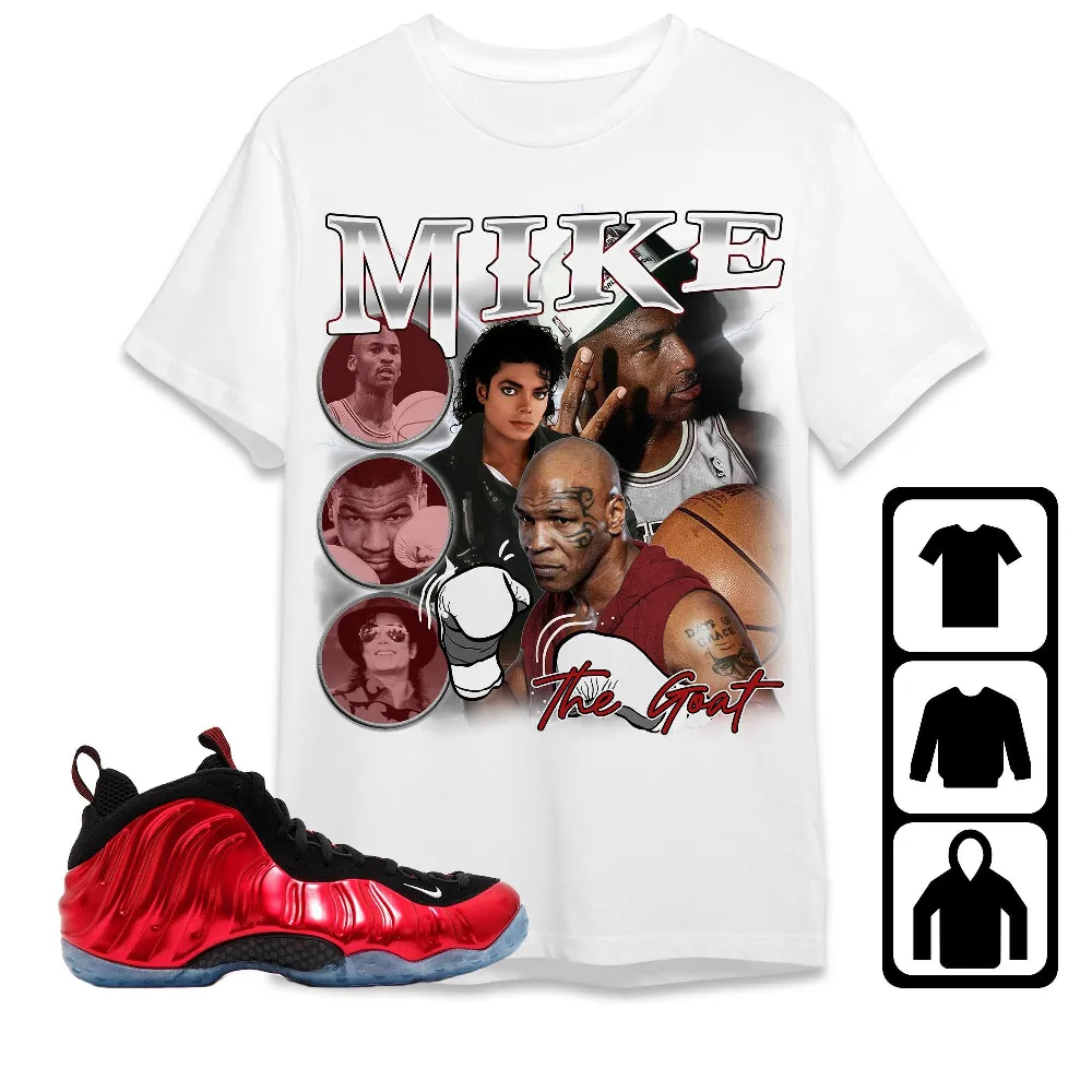 Inktee Store - Posite One Metallic Red Unisex T-Shirt - Mike The Goat - Sneaker Match Tees Image