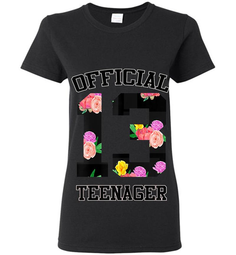 Inktee Store - 13Th Birthday Girl Official Nager S Womens T-Shirt Image