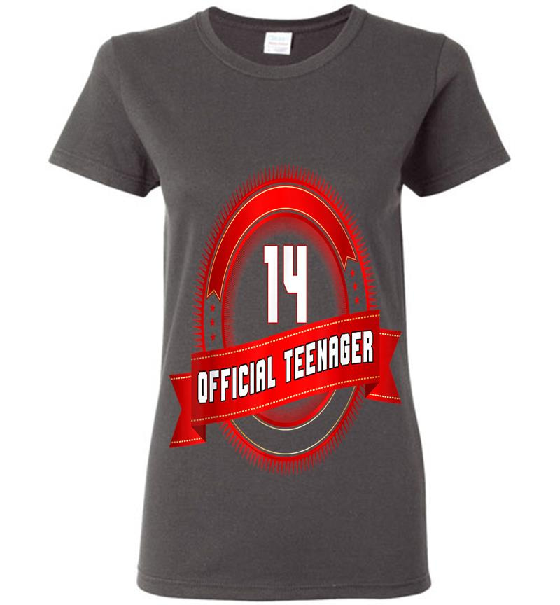Inktee Store - 14Th Birthday Official Nager 14 Years Old Womens T-Shirt Image
