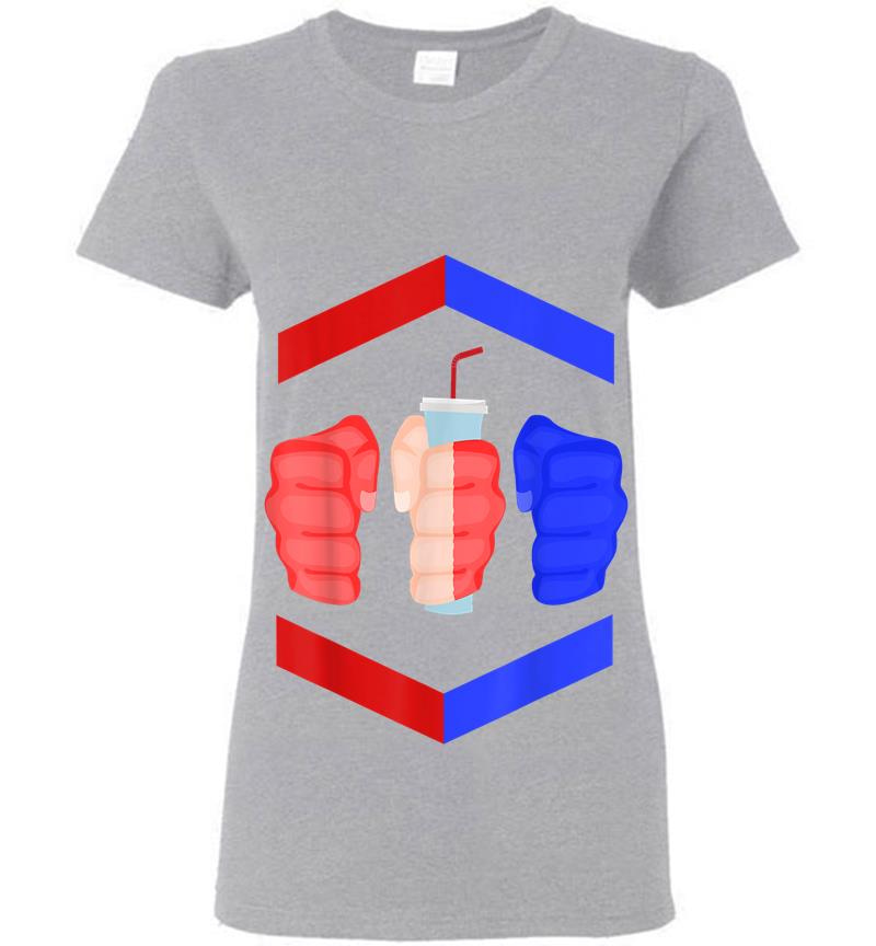Inktee Store - 3 Piece And A Soda Gamebred Mma Fighter Quote Womens T-Shirt Image