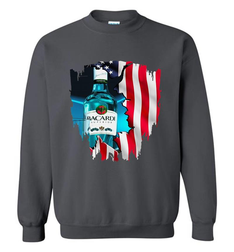Inktee Store - 4Th Of July Independence Day Bacardi Superior Wine Sweatshirt Image