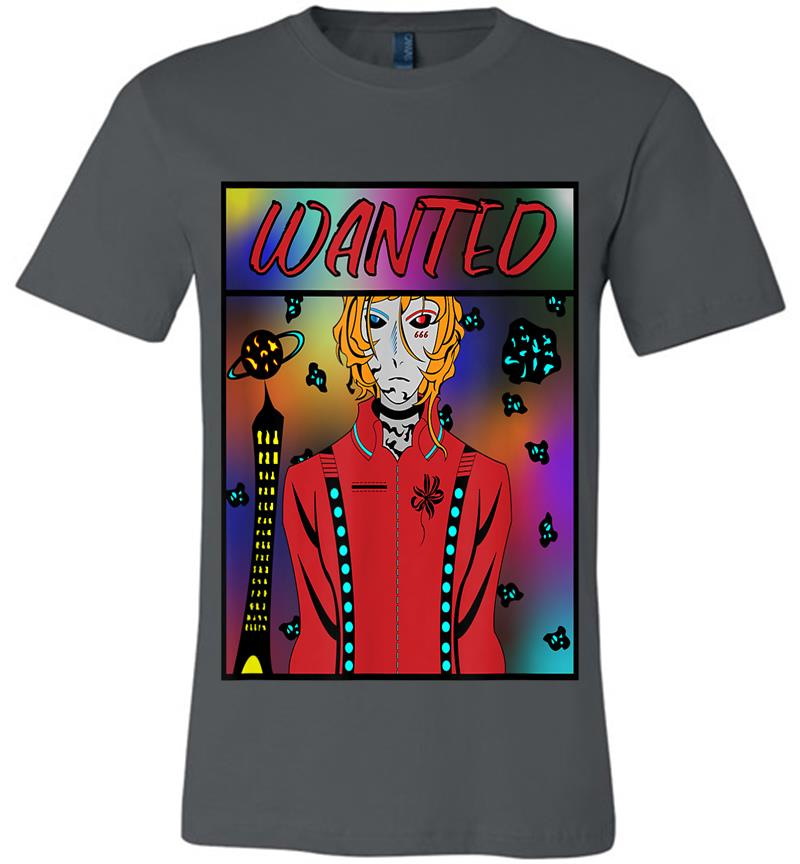 Anime Alien Wanted Poster Throughout The Galaxy Premium T-Shirt