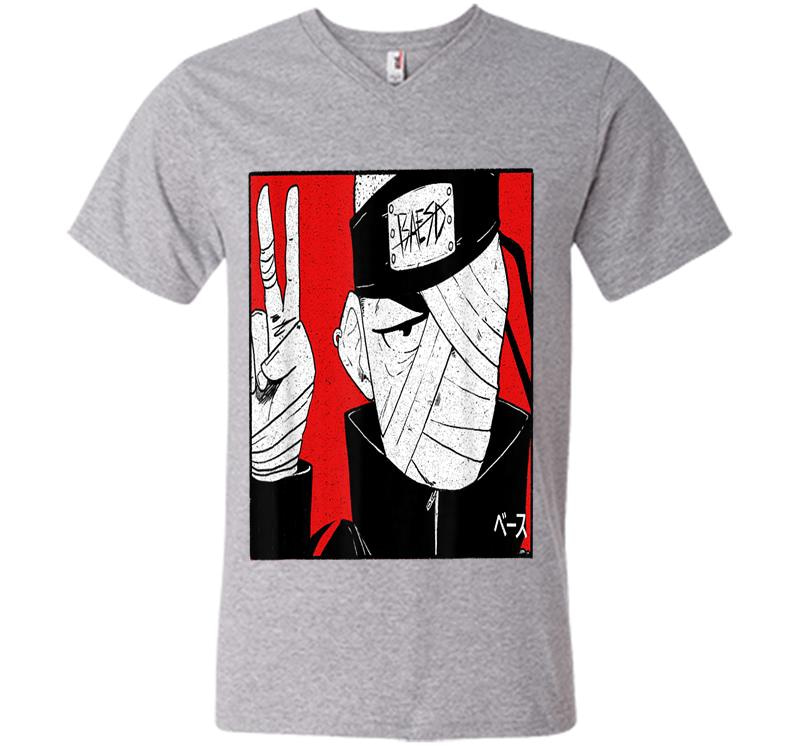 Inktee Store - Anime Style Baesd V-Neck T-Shirt Image