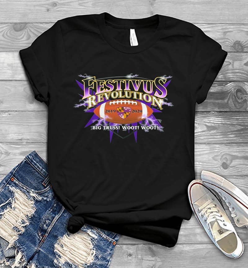Baltimore Ravens Festivus Revolution 2019-2020 Mens T-Shirt