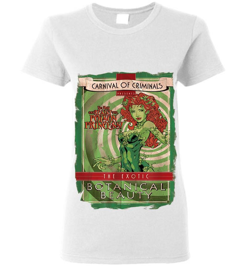 Inktee Store - Batman Poison Ivy Botanical Beauty Womens T-Shirt Image
